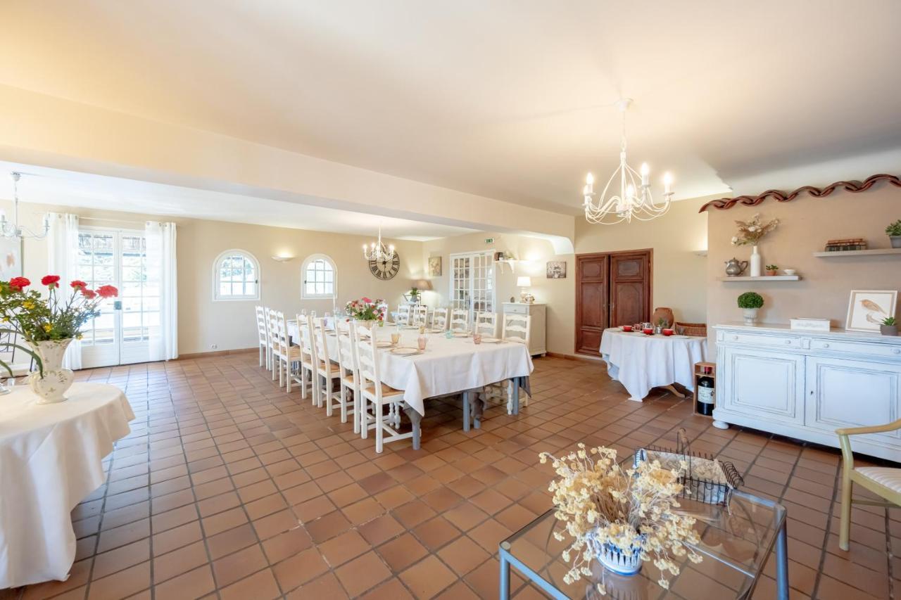 La Maison Du Rouge Gorge - Charmante Maison Climatisee Avec Piscine Pontevès Zewnętrze zdjęcie