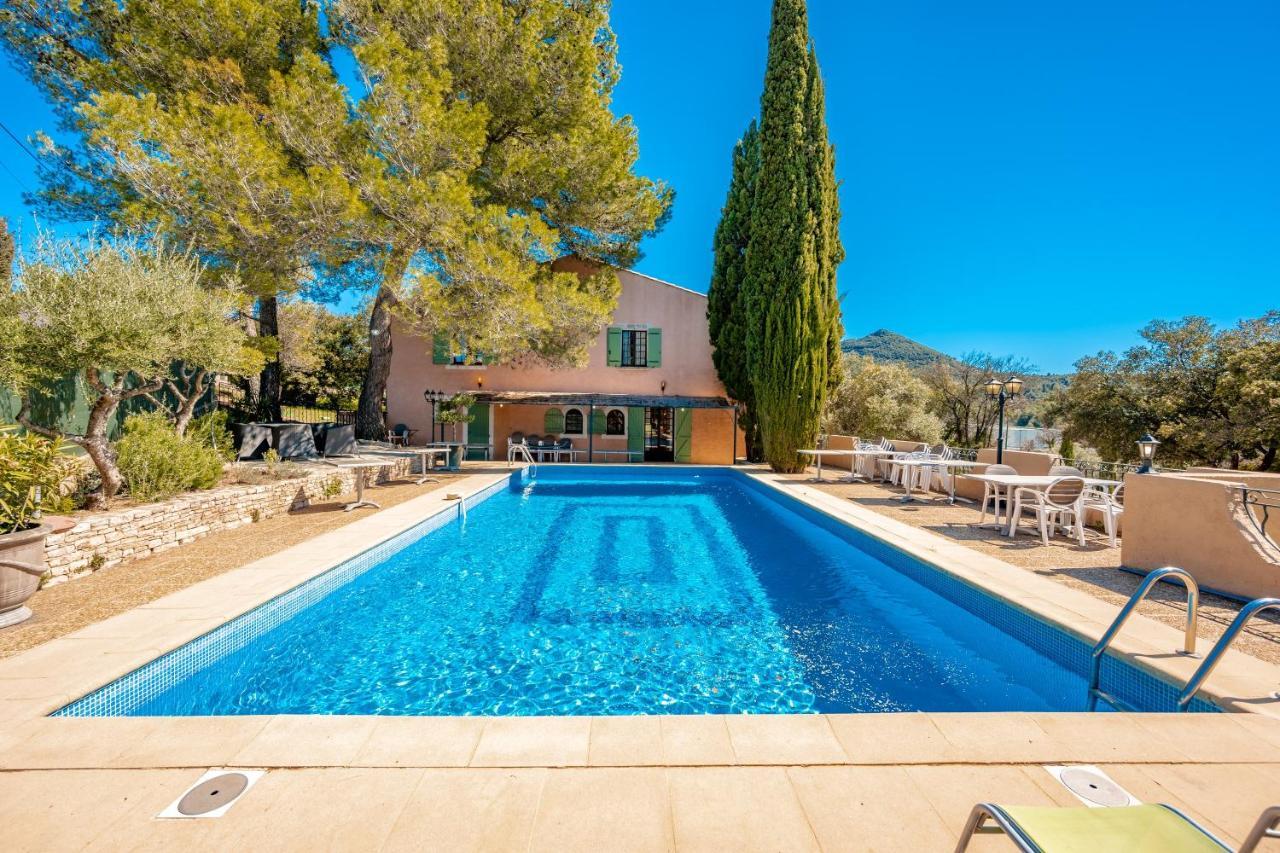 La Maison Du Rouge Gorge - Charmante Maison Climatisee Avec Piscine Pontevès Zewnętrze zdjęcie