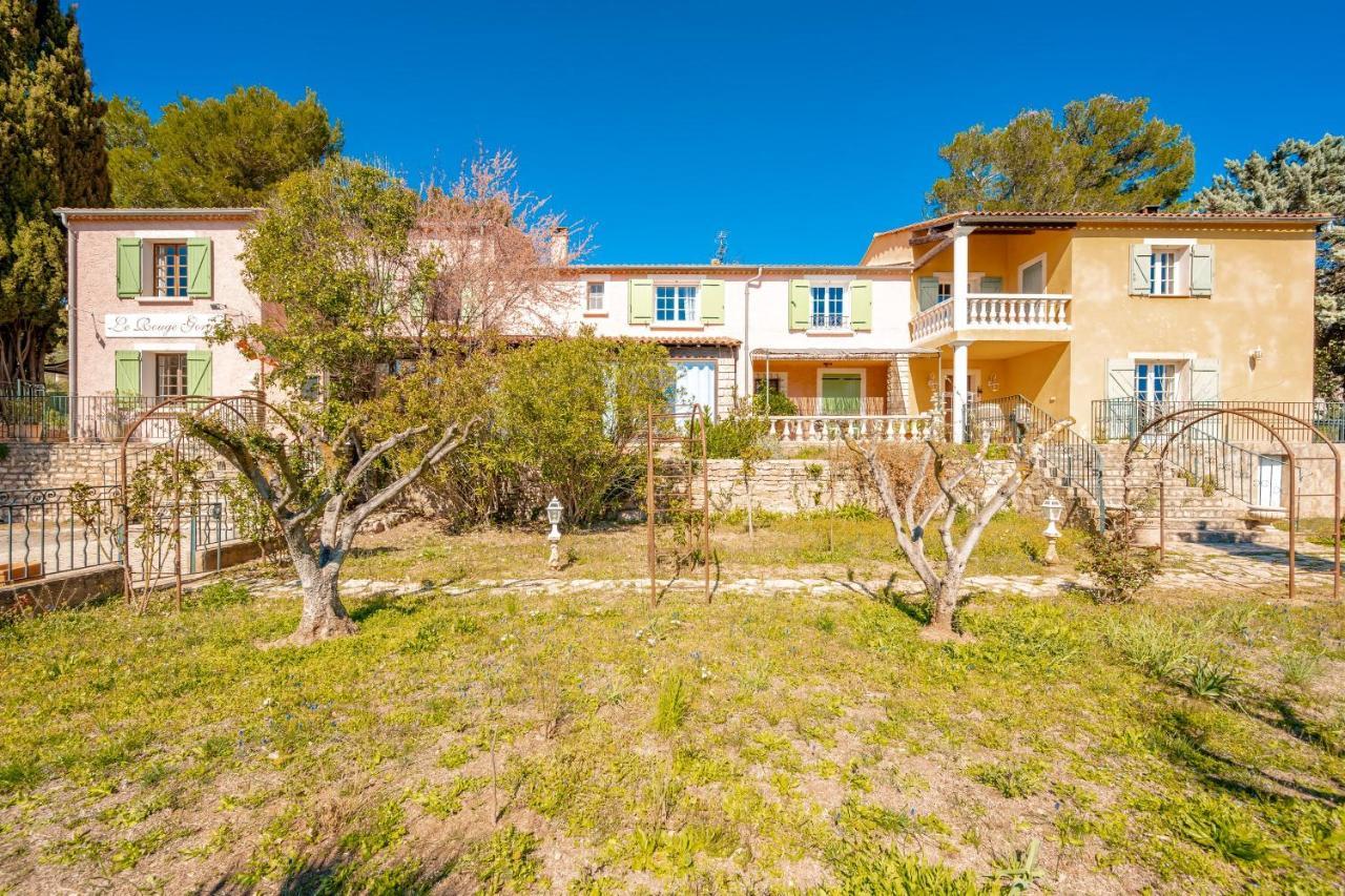 La Maison Du Rouge Gorge - Charmante Maison Climatisee Avec Piscine Pontevès Zewnętrze zdjęcie